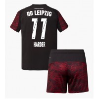 Stroje piłkarskie RB Leipzig Conrad Harder #11 Koszulka Trzeciej dla dzieci 2025-26 Krótki Rękaw (+ szorty)